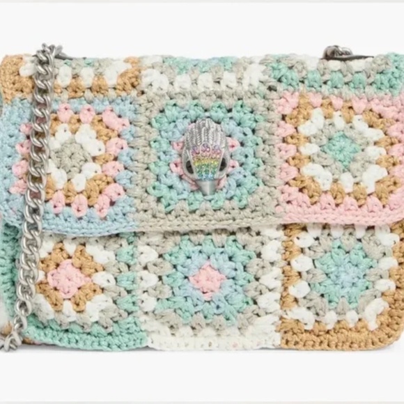 Kurt Geiger London Kensington Crochet Handbag New Rare! - Picture 1 of 6